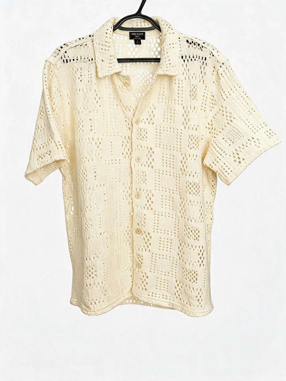 Todd Snyder Open-Knit Cabana Polo Bisque Large NWT